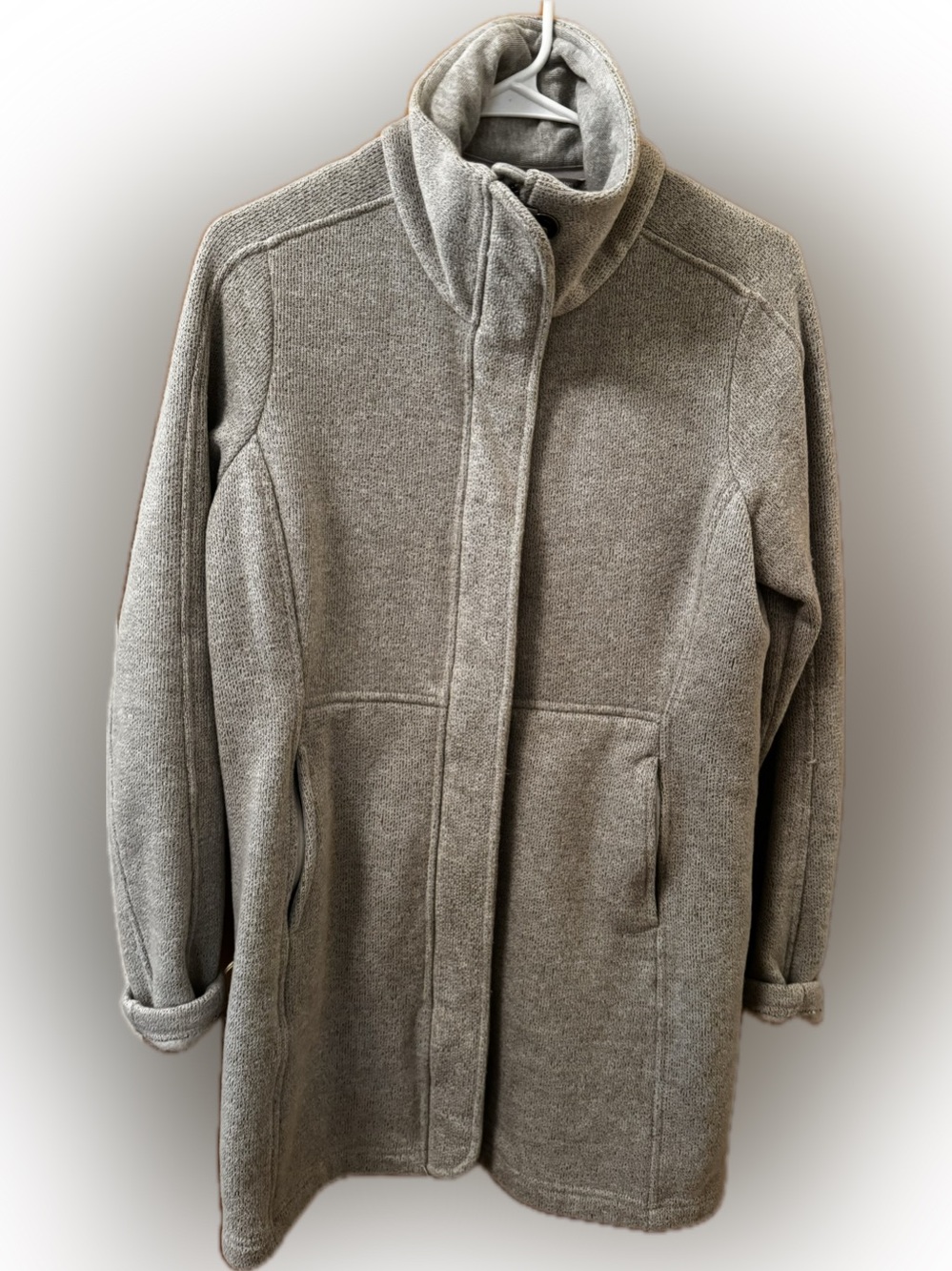 Kuhl Women's Gray Stand-Collar Trench Coat medium